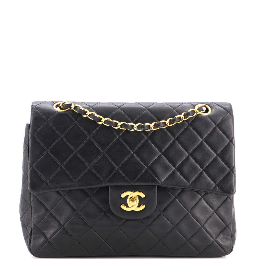 Chanel Medium Vintage Classic Double Flap Bag Quilted Lambskin